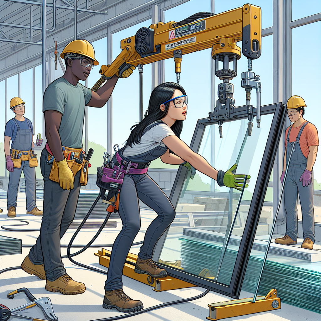 How to Improve Workplace Safety with a Pneumatic Glass Lifter