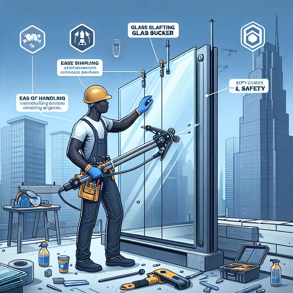 The Advantages of Using a Glass Lifter Sucker for Large Panes