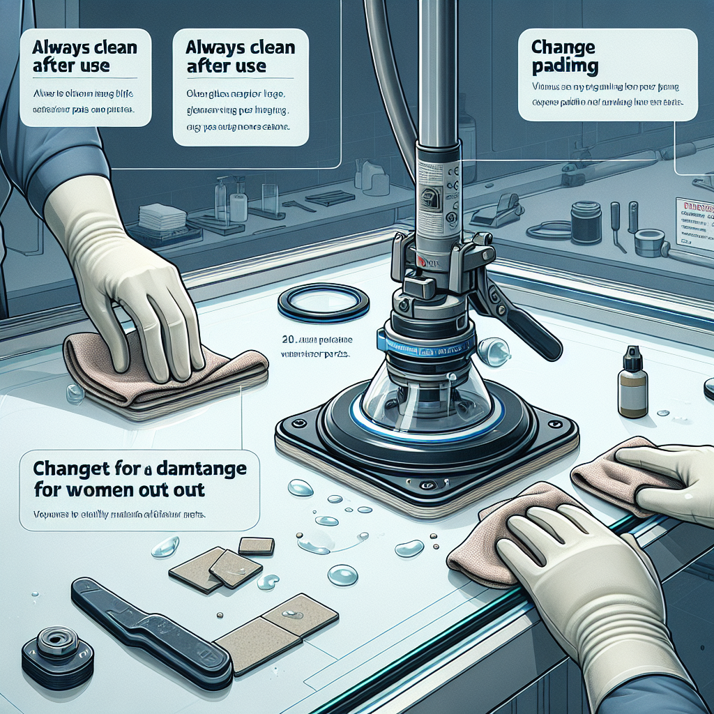 Top Tips for Maintaining Your Vacuum Glass Lifter Sucker