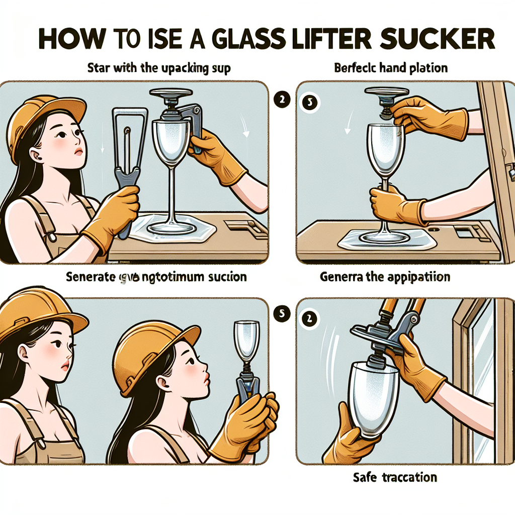 Step-by-Step Guide to Using a Glass Lifter Sucker Safely