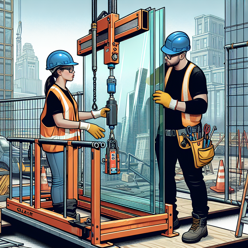 How to Safely Operate a Pneumatic Glass Lifter on the Job Site