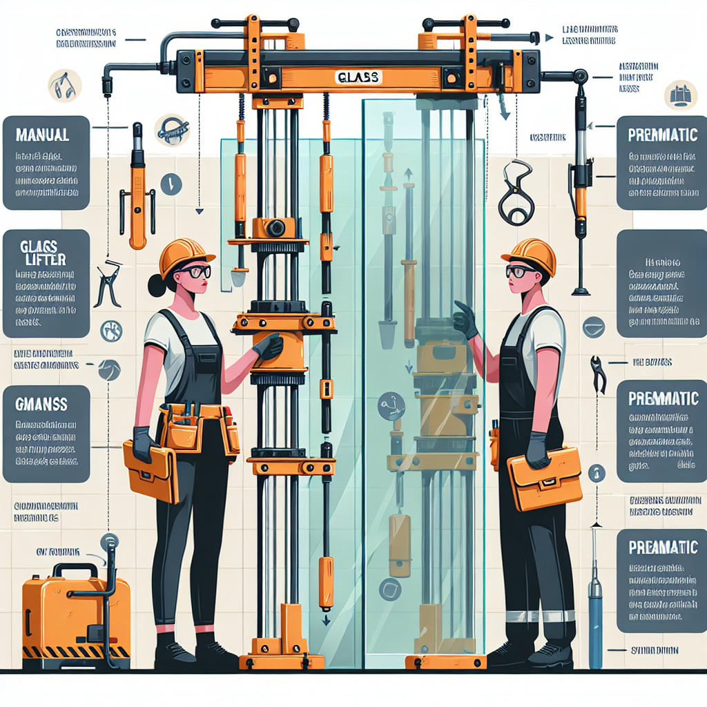 How to Choose Between a Manual and Pneumatic Glass Lifter